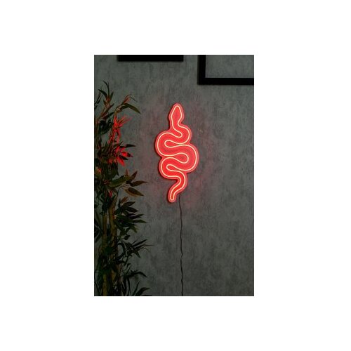 WALLXPERT dekorativna plastična led rasveta snake red Slike