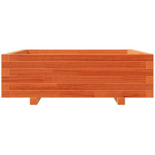  Vrtna sadilica vo&amp;scaron;tano smeđa 80 x 80 x 26,5 cm masivna borovina Slike