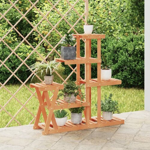 VidaXL Stojalo za rastline 95x25x96 cm trden les jelke Slike