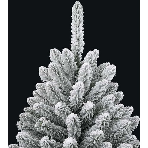 VidaXL Umjetno božićno drvce Zelena i bijela 120 cm PVC i metal Slike