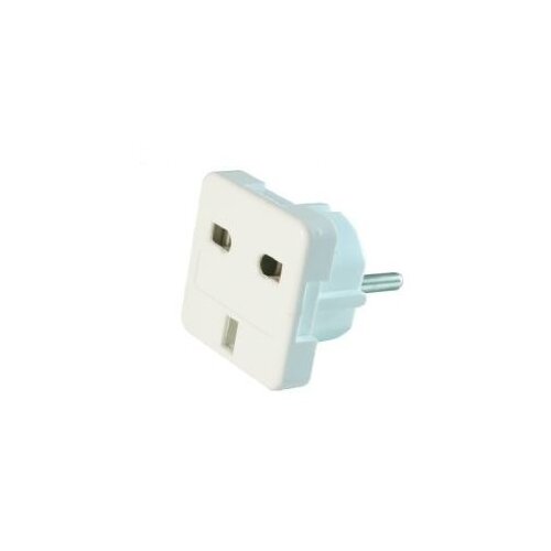 Gembird adapter za utikače Tip G (Ujedinjeno Kraljevstvo) Tipa F, Belo Slike