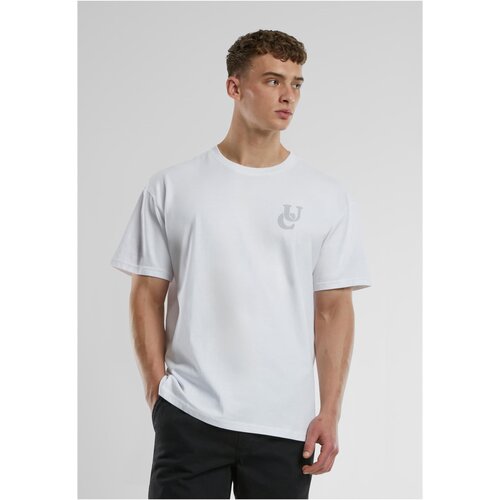 Urban Classics Men&amp;#039;s T-shirt UC Weavy Logo Heavy Oversized white Slike
