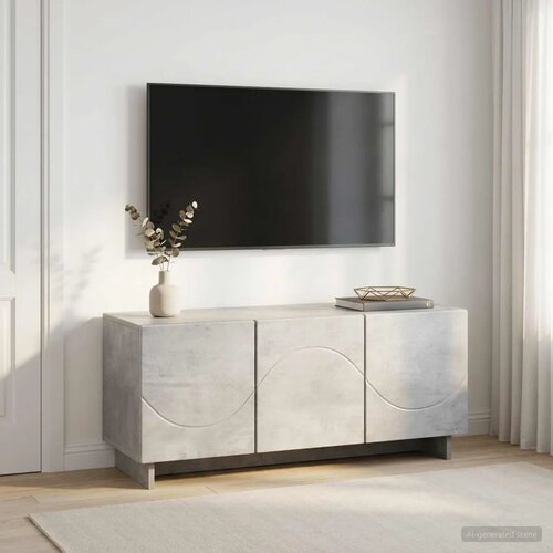  TV stalak 90 x 34 5 x 40 cm Betonska siva Konstruirano drvo - Betonska siva 90 x 34 5 x 40 cm Cijene