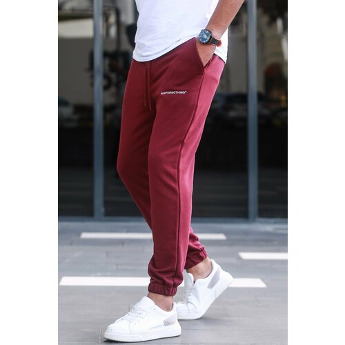 Madmext Claret Red Printed Tracksuit 5617 Cene