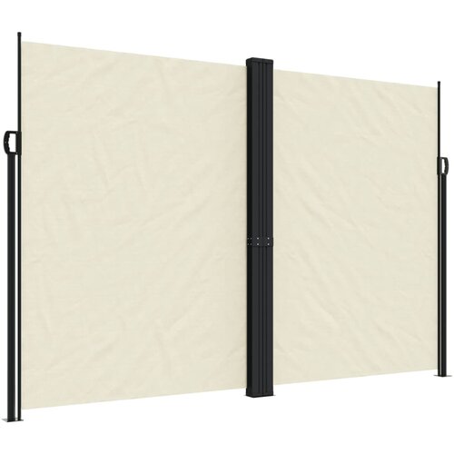 Maison Chic Zložljiva stranska tenda - Senčniki krem 220x1200 cm, (22039138) Slike