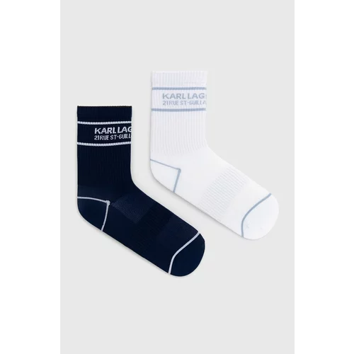 Karl Lagerfeld Čarape za žene, boja: tamno plava