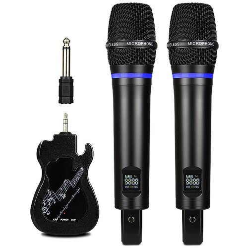 INF 2 paketa brezžičnih mikrofonov Bluetooth Reverb s kablom vrat Android Black, (21276695) Cene