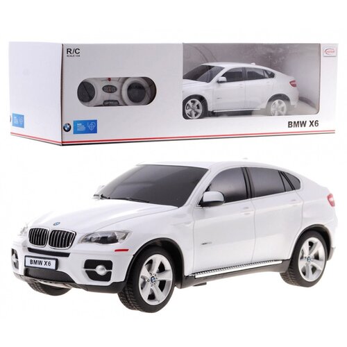  Licencirani auto na daljinsko upravljanje BMW X 6 1:24 RASTAR - bijeli Cene
