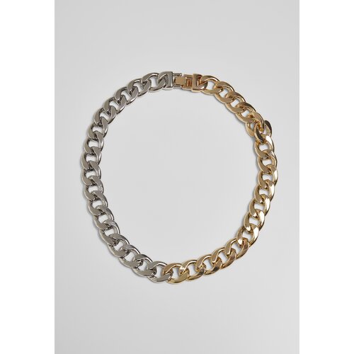 Urban Classics Accessoires Heavy two-tone necklace gold/silver Cene
