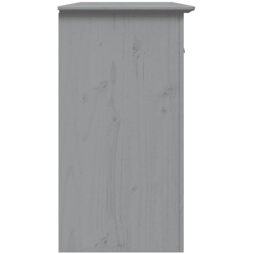  Komoda BODO siva 115,5 x 44 x 80 cm od masivne borovine Slike