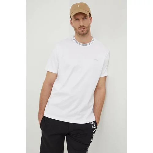 Paul&Shark Bombažna kratka majica moški, bela barva