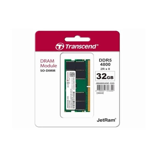 Transcend Memorija 32GB/SODIMM/DDR5/4800MHz/CL40/crna Cene