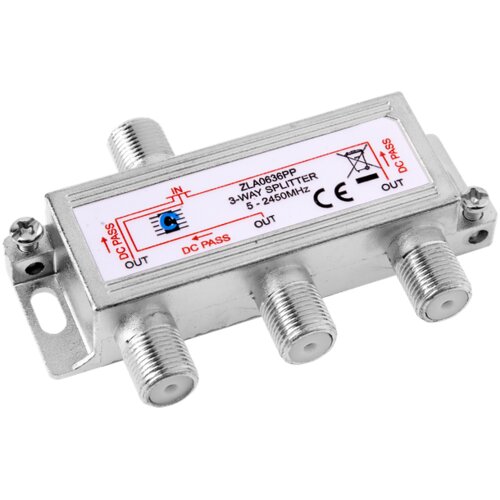 Cabletech razdjelnik 3-kanalni 5-2450MHz prolaz snage Cijene