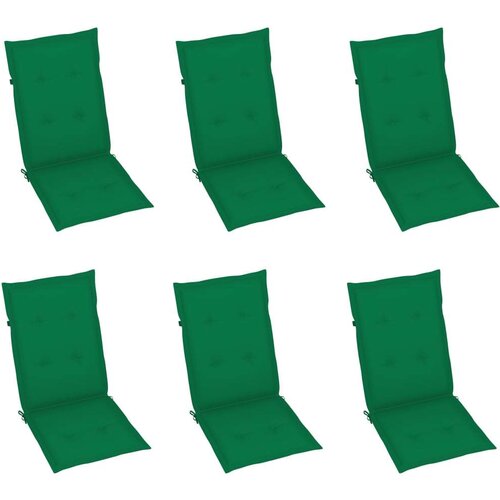  Jastuci za vrtne stolice 6 kom zeleni 120x50x3 cm od tkanine Cijene