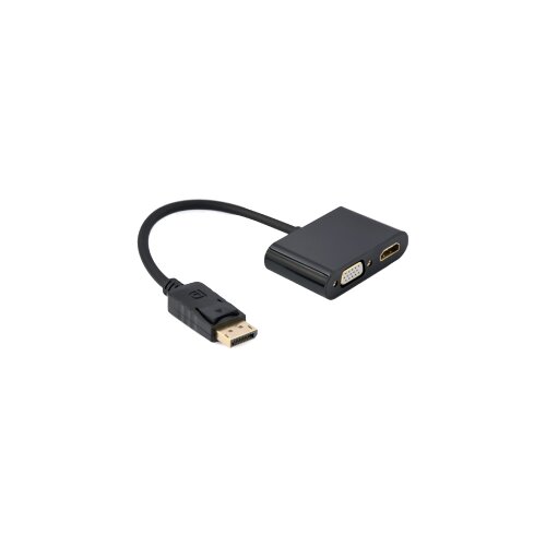 Gembird Display port male to HDMI female + VGA female adapter black A-DPM-HDMIFVGAF-01 Cijene