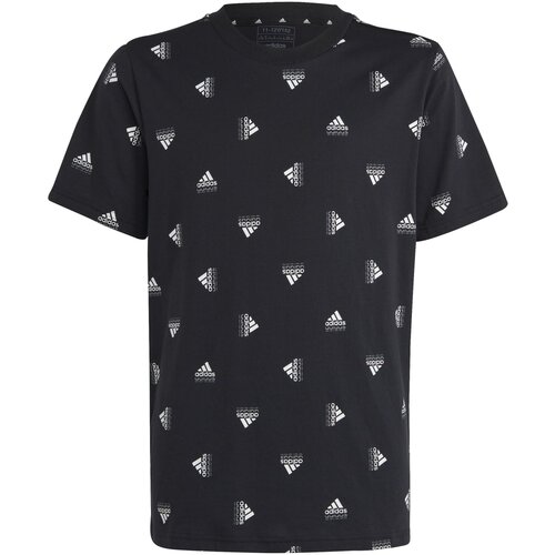 Adidas Tehnička sportska majica crna / bijela Slike