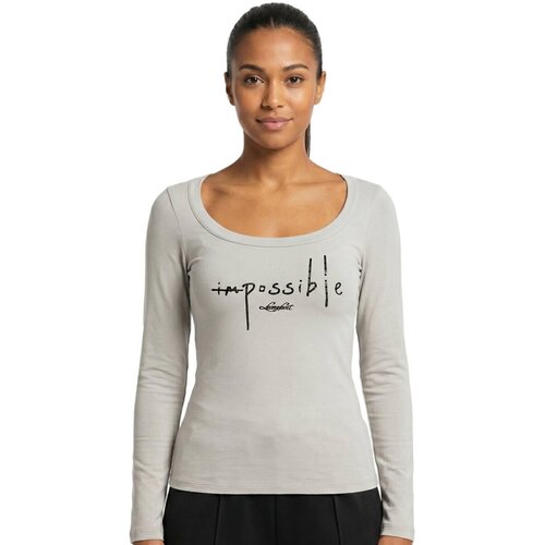 Leone 1947 Majice &amp;amp; Polo majice Woman Long Sleeves Lux Siva Slike