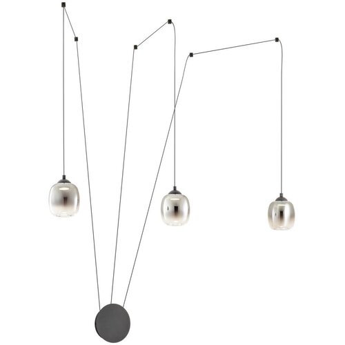  Redo 01-3485 -LED prigu&scaron;iva zidna lampa KHADI 3xLED/5,5W/230V crna/dimovana Cene