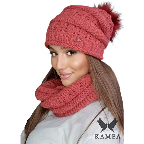 Kamea Woman's Set Hat&Chimney K.22.206.22 Cene
