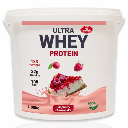 Olympic Ultra Whey protein Malina-Čizkejk, 4 kg Cene