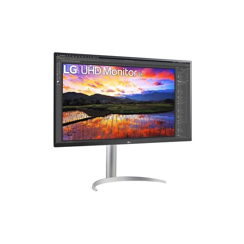 LG 32UP55NP-W LED Monitor 32&amp;quot;,VA, UHD, 60hz, 4ms, HDMI, USB-C(90w), DP, siv Slike