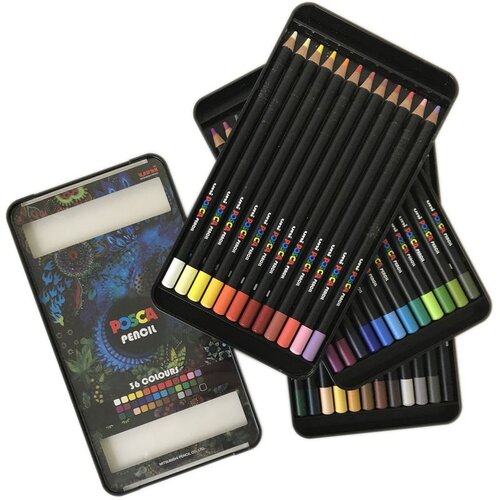 POSCA UNI drvene bojice kpe-200 (4.0) u luksuznoj kutiji 36/1 Cijene