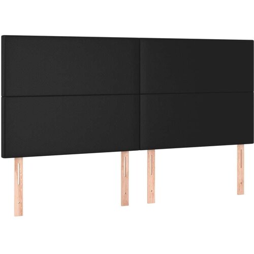 vidaXL Krevet s oprugama i madracem crni 200x200 cm od umjetne kože Cene