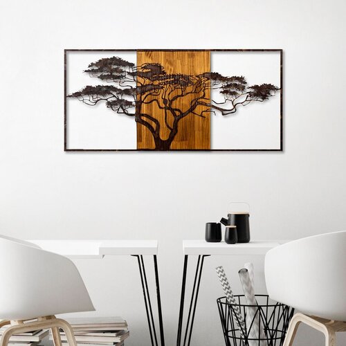 Wallity zidna dekoracija Acacia Tree-328-A, 147cmx70cmx3cm, Hrast Cene