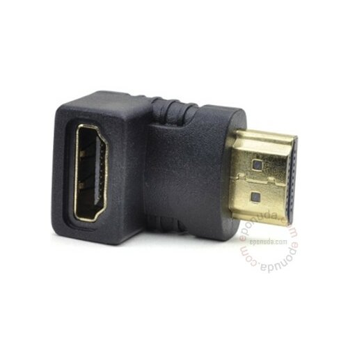 Fast Asia adapter HDMI (M) - HDMI (F) Black ugaoni adapter Slike