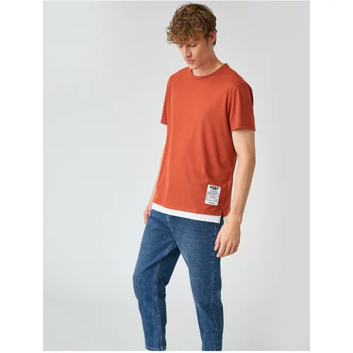 Koton T-Shirt - Orange - Oversize