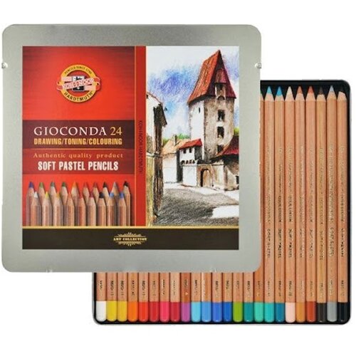  suhih pastelov v svinčniku KOH-I-NOOR-24 kosov Cene