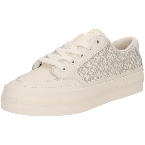 Tommy Hilfiger Nizke superge rjava / volneno bela Slike