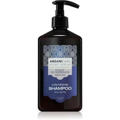 Arganicare Prickly Pear Ultra-Fortifying Shampoo šampon za dubinsko čišćenje za jačanje kose 400 ml