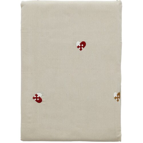 Södahl Bombažen namizni prt 140x220 cm Hearts Embloidery – Cene