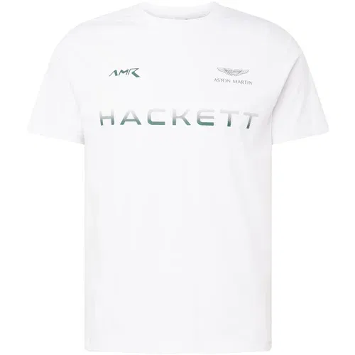 Hackett London Majica smaragd / bela