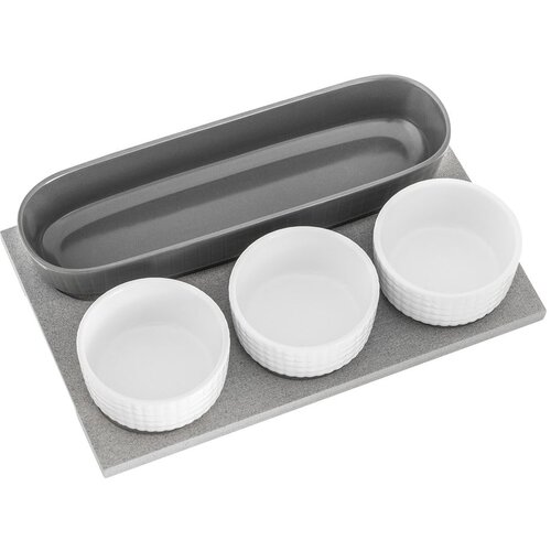 Villa Altachiara set od 4 zdjele za posluživanje s pladnjem Yin & Yang, 29 x 18,5 cm Cijene