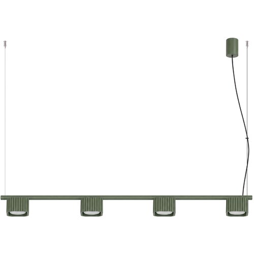 Sollux Lighting Lestenec RIFF 4 olivno zelen Gx53, (5000499459) Cene