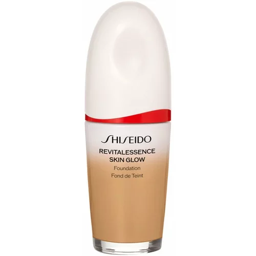 Shiseido Revitalessence Skin Glow Foundation blagi puder s posvjetljujućim učinkom SPF 30 nijansa Maple 30 ml