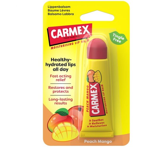 Carmex Peach Mango hidratantni balzam za usne s okusom breskve i manga 10 g Cene