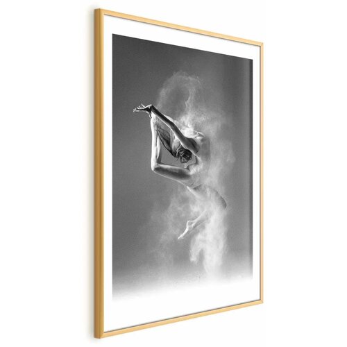  Plakat - Ballerina 21x30 Zlatni okvir s margom Cijene