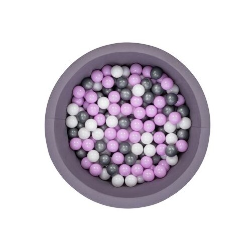 WALLXPERT bazen s lopticama, Bubble Pops v6, 85x85x30 cm, siva Cene