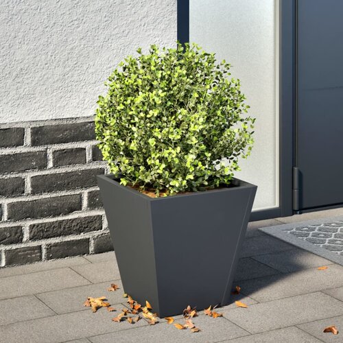 vidaXL Vrtna sadilica antracit 30x30x30 cm čelična Cijene