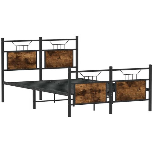 VidaXL Okvir kreveta bez madraca boja hrasta 120 x 190 cm drveni Slike