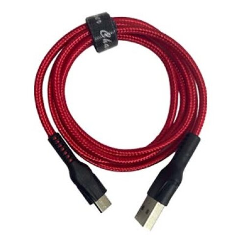  USB kabal OBENIM SAFE-CHARGE SPEED CABLE PERTLA 3.1A Micro crveni Cene