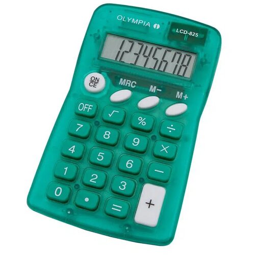 Olympia LCD-825, kalkulator, olympia, zelena 495023 Slike