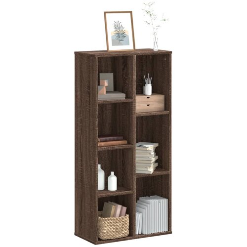 VidaXL Knjižna omara rjavi hrast 50x25x105 cm inženirski les Slike