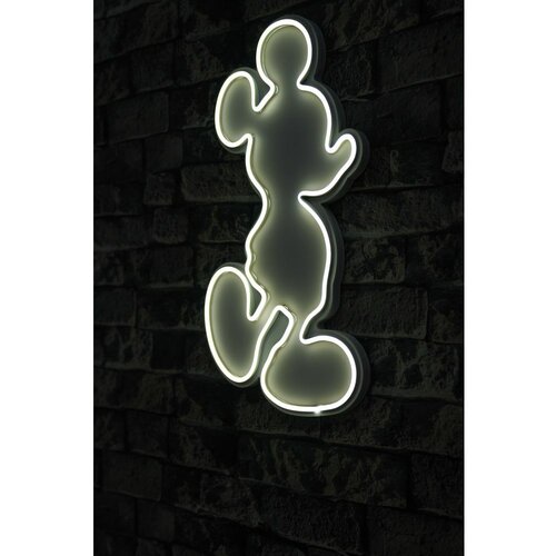 Wallity Mickey Mouse - White White Decorative Plastic Led Lighting Slike