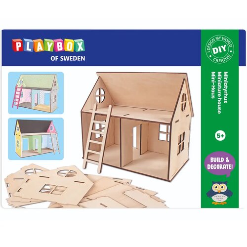 Playbox DIY kućica za igru napravljena od drveta Cene