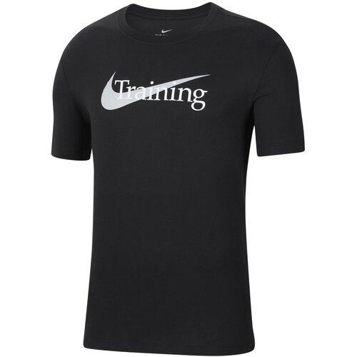 Nike Tehnička sportska majica crna / bijela Cijene