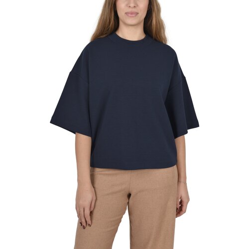 Niu' Majice s kratkimi rokavi AW25504J023 Modra Cene